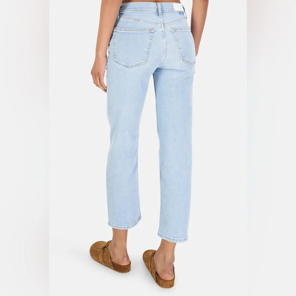 RE/DONE 70S STOVE PIPE Jeans in RIVER FADE size 25 - Picture 16 of 16